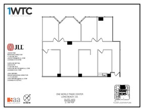 1 World Trade Ctr, Long Beach, CA à louer Plan d  tage- Image 1 de 1