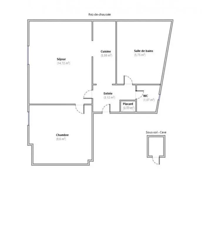 Office in Levallois-Perret for sale Floor Plan- Image 1 of 6