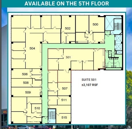 2444 Wilshire Blvd, Santa Monica, CA à louer Plan d’étage- Image 1 de 1