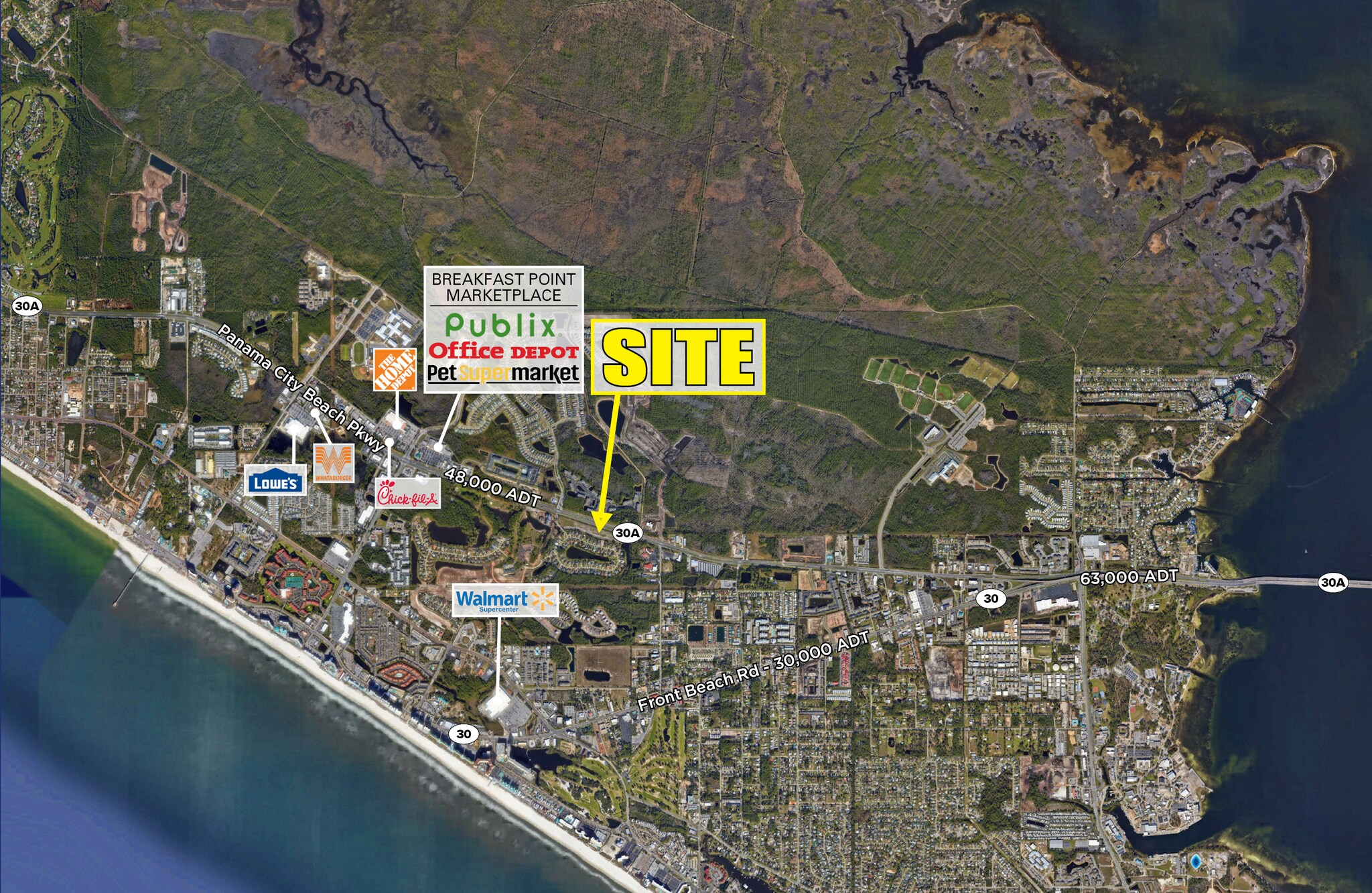 Hwy 98 and N Glades Trail, Panama City Beach, FL à louer Photo principale- Image 1 de 10