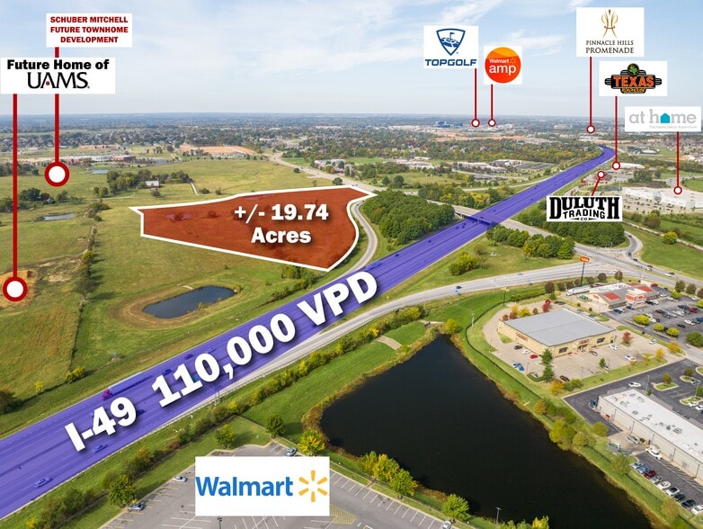 W Pleasant Grove Rd, Rogers, AR for sale - Building Photo - Image 3 of 43