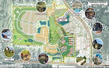 1295-1299 Olympia Fields Dr, Oconomowoc, WI - AERIAL  map view