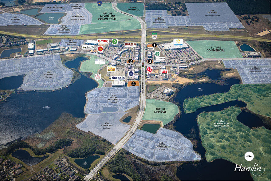 Hamlin Groves Trail, Winter Garden, FL for lease - Aerial - Image 1 of 2