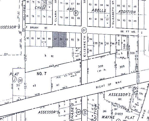 35641-35657 Brush St, Wayne, MI for sale - Plat Map - Image 2 of 4