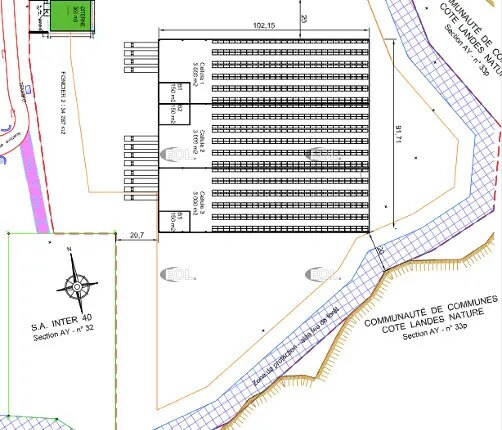 Industrial in Castets for lease - Floor Plan - Image 3 of 6