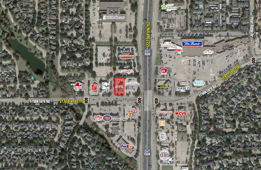 4567 Frankford Rd, Dallas, TX à louer - Aérien - Image 2 de 4