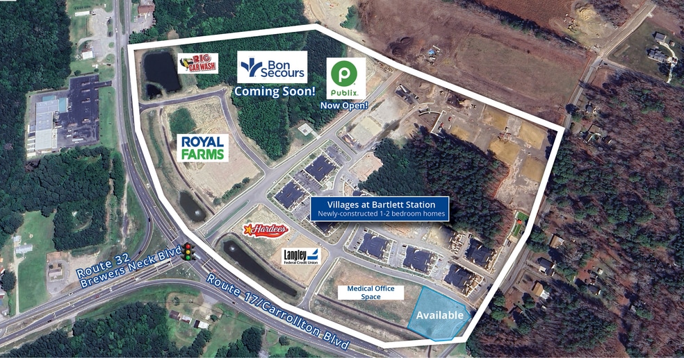 Route 17 & Brewers Neck Blvd, Carrollton, VA for sale - Building Photo - Image 1 of 2