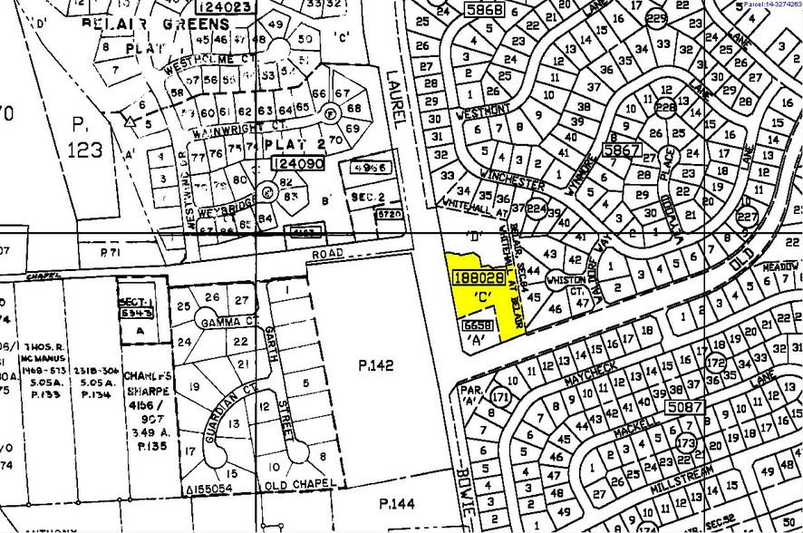 6911 Laurel Bowie Rd, Bowie, MD à louer - Plan cadastral - Image 2 de 8