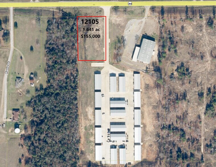 12105 TX-364 spur, Tyler, TX à vendre - Aérien - Image 2 de 2