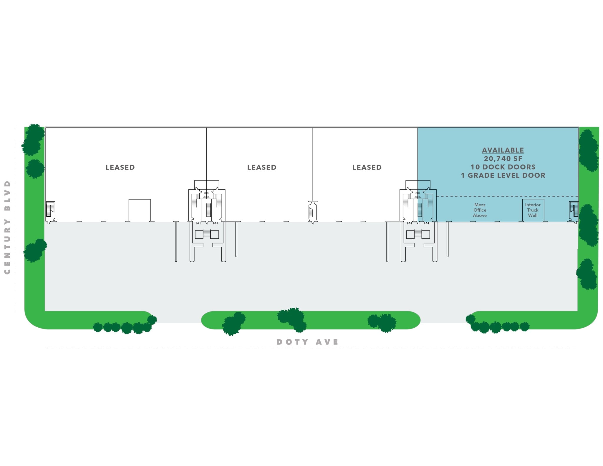 Century Blvd, Inglewood, CA for lease Site Plan- Image 1 of 1