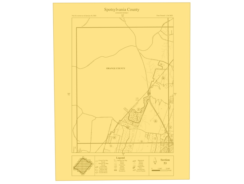 Route 522 @ Monrovia Rd, Orange, VA à vendre - Plan cadastral - Image 3 de 3