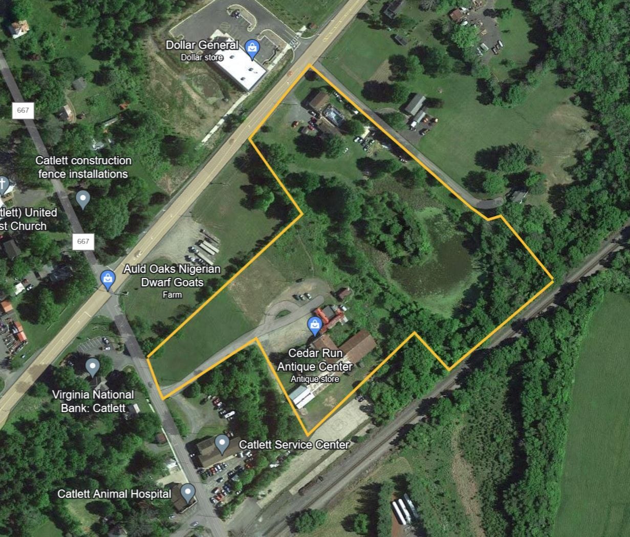 9223 Elk Run Rd, Catlett, VA à vendre Aérien- Image 1 de 9