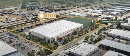 5255-5311 E Home Ave, Fresno, CA - Aérien  Vue de la carte