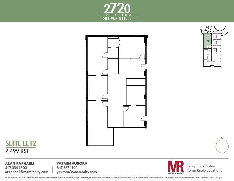 2720 S River Rd, Des Plaines, IL for lease Floor Plan- Image 1 of 1