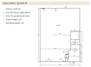 2355 Pecan Ct, Haltom City, TX for lease Floor Plan- Image 1 of 1