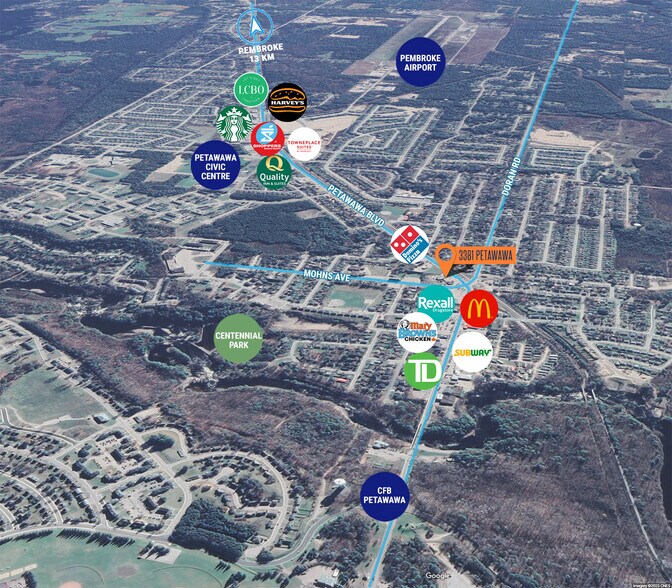 3381 Petawawa Blvd, Petawawa, ON à louer - Photo du bâtiment - Image 3 de 4