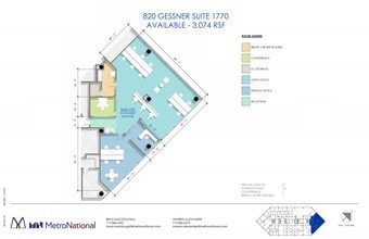 820 Gessner Rd, Houston, TX for lease Floor Plan- Image 1 of 1