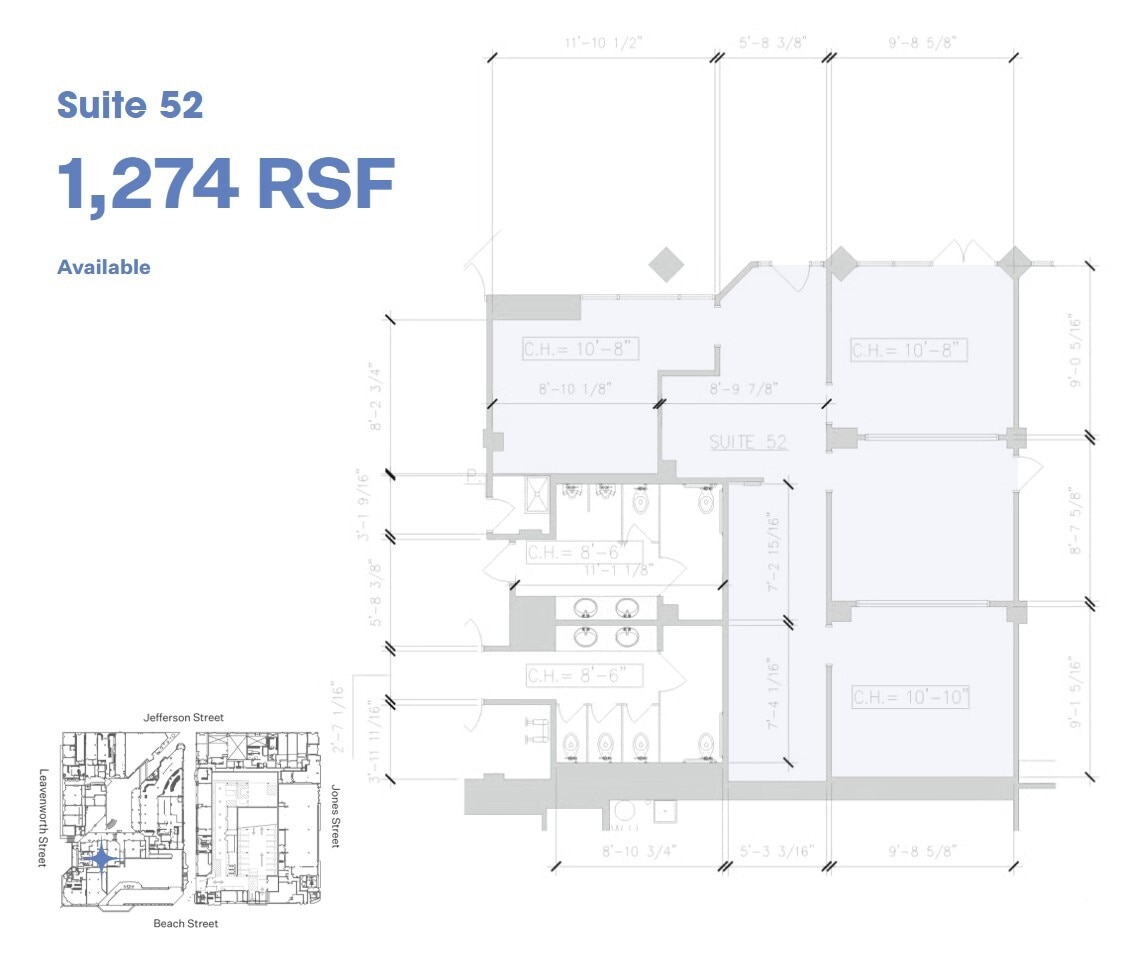 333 Jefferson St, San Francisco, CA for lease Floor Plan- Image 1 of 1