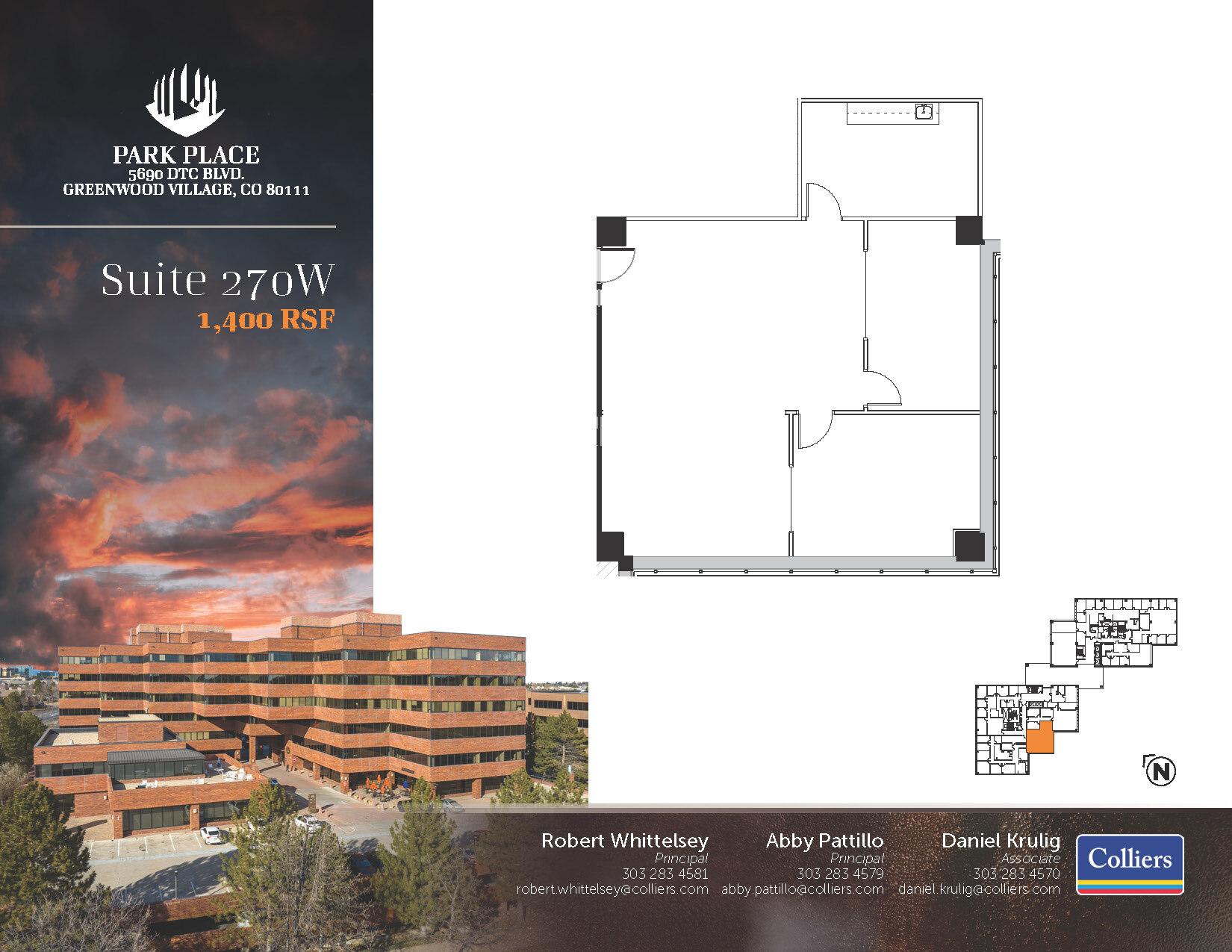 5690 DTC Blvd, Greenwood Village, CO for lease Floor Plan- Image 1 of 1