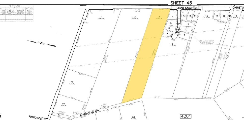 564 Cedar Swamp Rd, Jackson, NJ for sale - Plat Map - Image 2 of 2