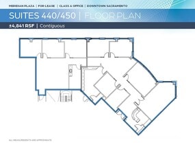 1415 L St, Sacramento, CA à louer Plan d’étage- Image 2 de 2