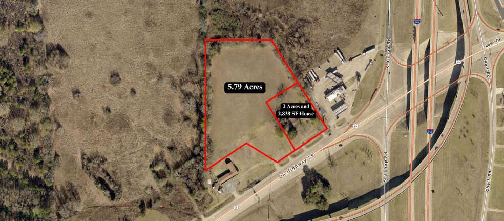 4102 S Lake Dr, Texarkana, TX à vendre - Photo du bâtiment - Image 1 de 5