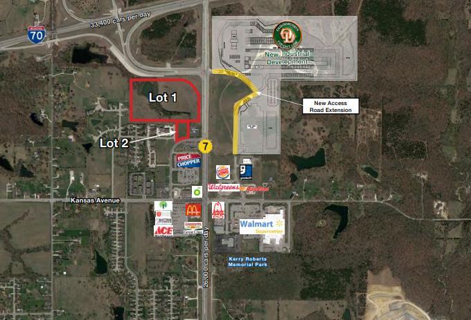 I-70 Hwy, Bonner Springs, KS for sale - Aerial - Image 1 of 3