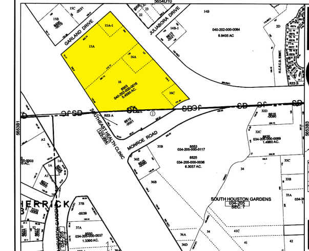 8503 Gulf Fwy, Houston, TX à louer - Plan cadastral - Image 3 de 9