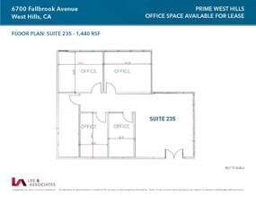 6700 Fallbrook Ave, West Hills, CA à louer Plan d’étage- Image 1 de 1
