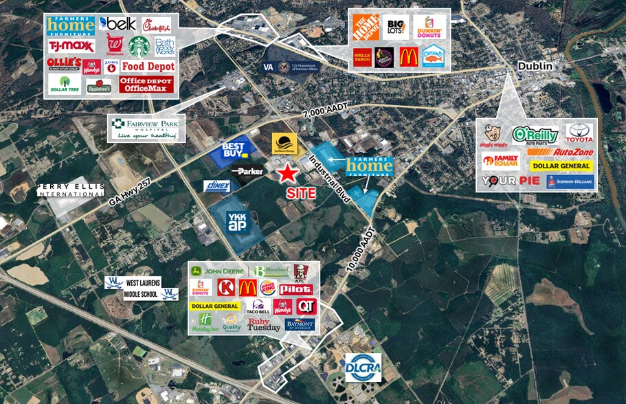 209 Laurens Industrial Blvd, Dublin, GA à vendre - Photo du bâtiment - Image 3 de 3