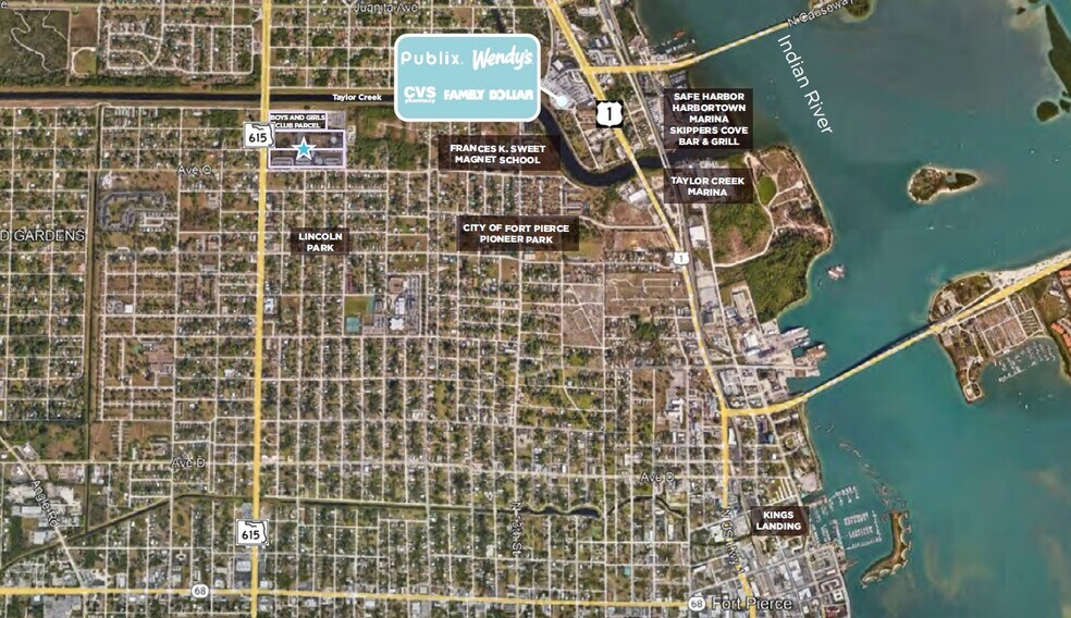 2202 Avenue Q, Fort Pierce, FL à vendre - Aérien - Image 3 de 5