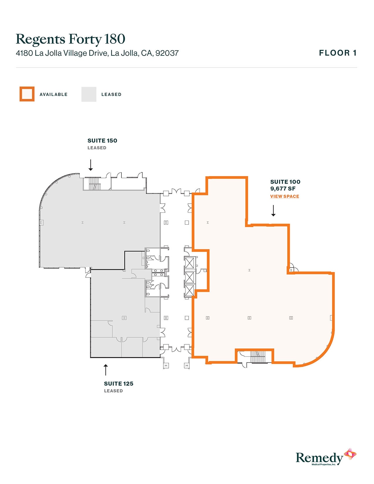 4150 Regents Park Row, La Jolla, CA for lease Floor Plan- Image 1 of 1