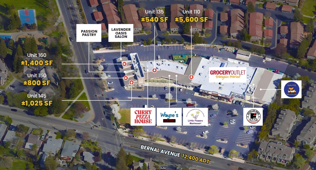 3500-3550 Bernal Ave, Pleasanton, CA for lease Site Plan- Image 1 of 2