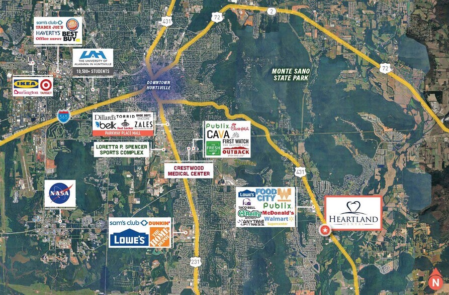 7064 US-431 Hwy, Owens Cross Roads, AL à vendre - Photo du bâtiment - Image 2 de 5