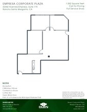 22342 Avenida Empresa, Rancho Santa Margarita, CA for lease Floor Plan- Image 1 of 1