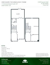 1-13 Orchard Rd, Lake Forest, CA à louer Plan d’étage- Image 1 de 1