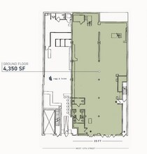 421-425 W 13th St, New York, NY for lease Floor Plan- Image 1 of 1