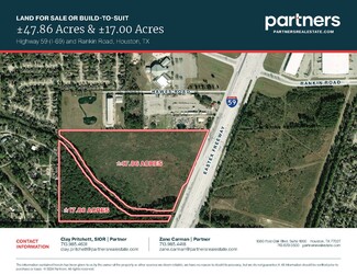 Plus de détails pour 0 Highway 59 & Rankin Rd, Humble, TX - Terrain à vendre