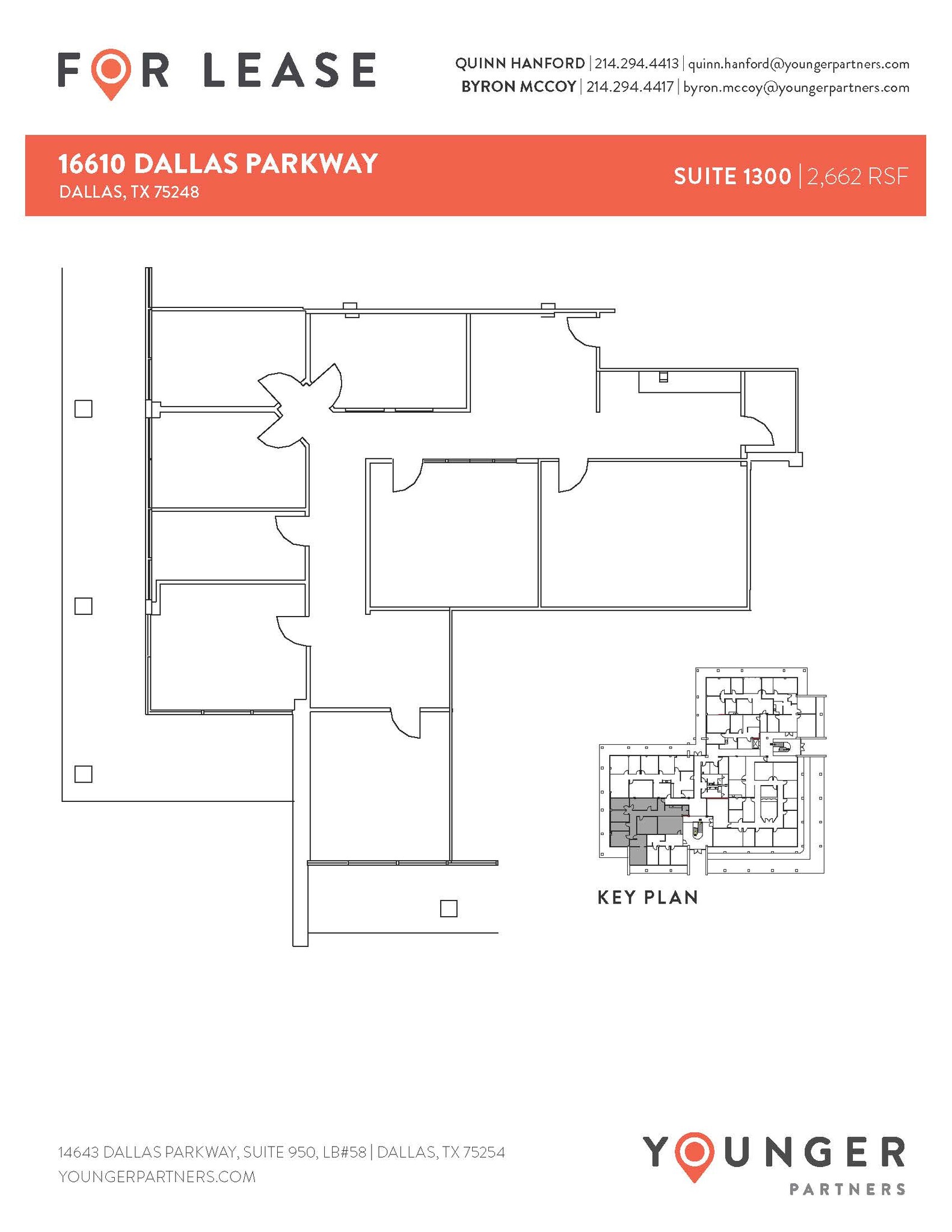 16610 N Dallas Pky, Dallas, TX for lease Floor Plan- Image 1 of 1