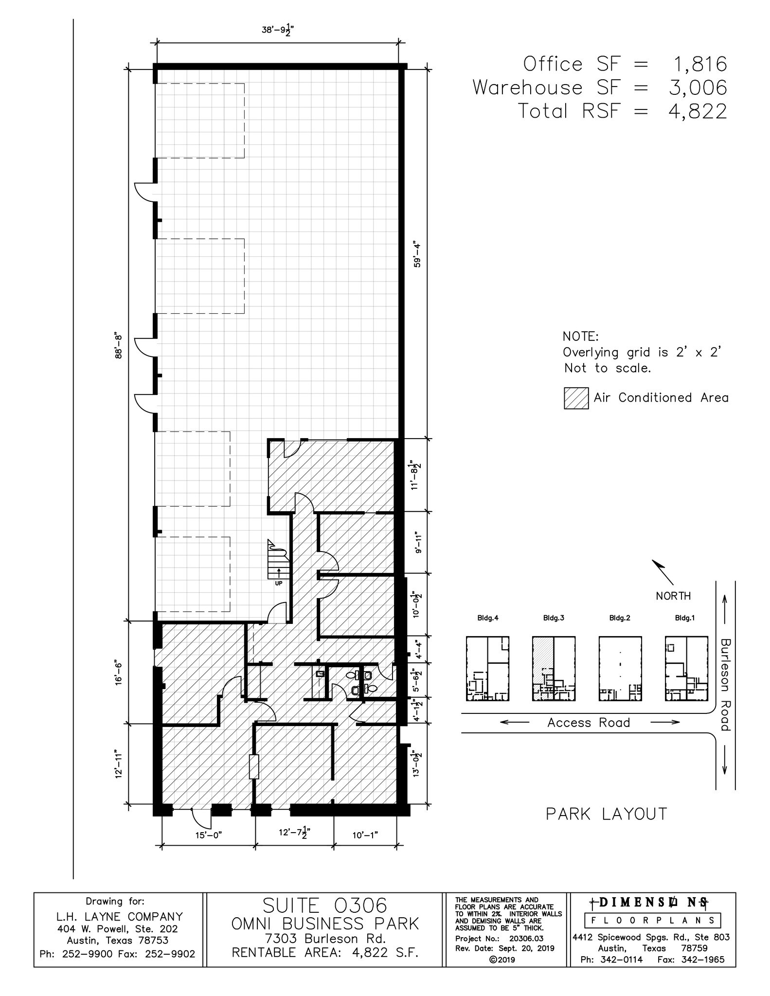 7303 Burleson Rd, Austin, TX à vendre Plan de site- Image 1 de 1