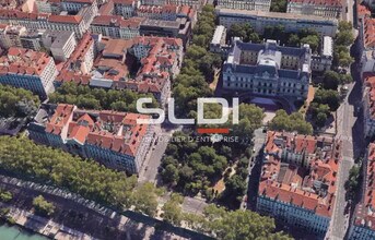 Lyon - Aerial  map view