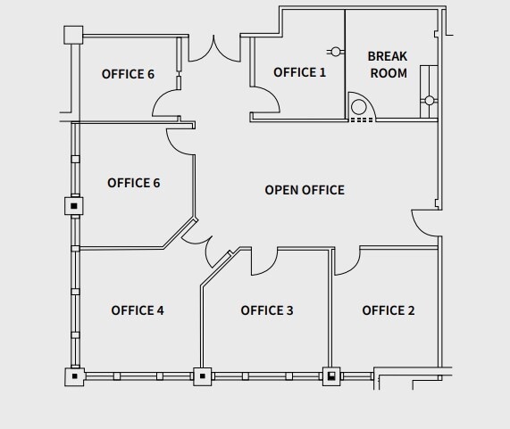 3600 American River Dr, Sacramento, CA à louer Plan d’étage- Image 1 de 1