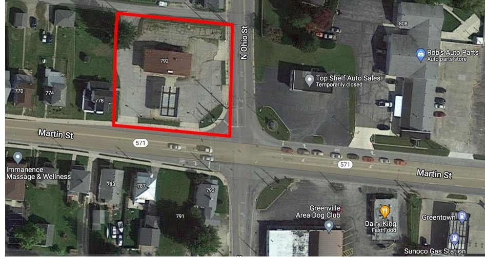 792 Martin St, Greenville, OH for sale - Plat Map - Image 2 of 12