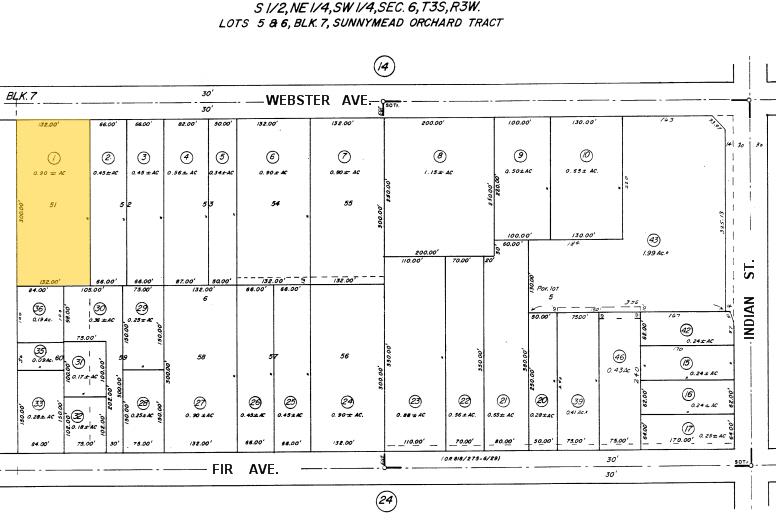 24271 Webster Ave, Moreno Valley, CA à vendre - Plan cadastral - Image 3 de 13