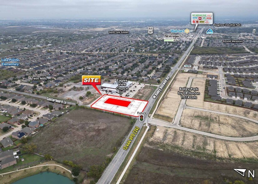 NEC of Bailey Boswell Road & Centerboard Lane, Fort Worth, TX à louer - Photo principale - Image 1 de 3