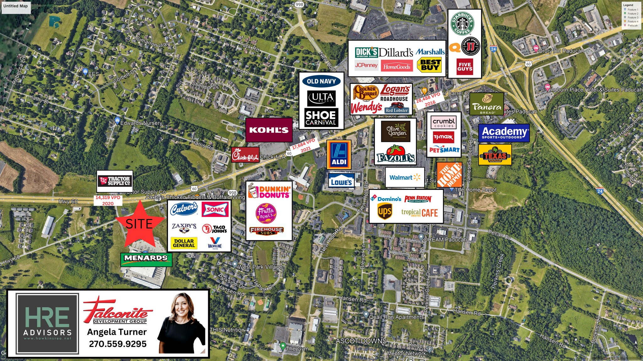 5360 US Highway 60 W, Paducah, KY à vendre Aérien- Image 1 de 17