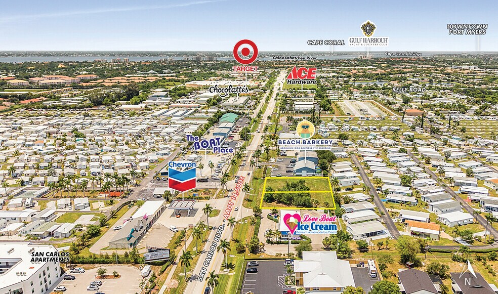16415/16445 San Carlos Blvd, Fort Myers, FL à vendre - Aérien - Image 3 de 5