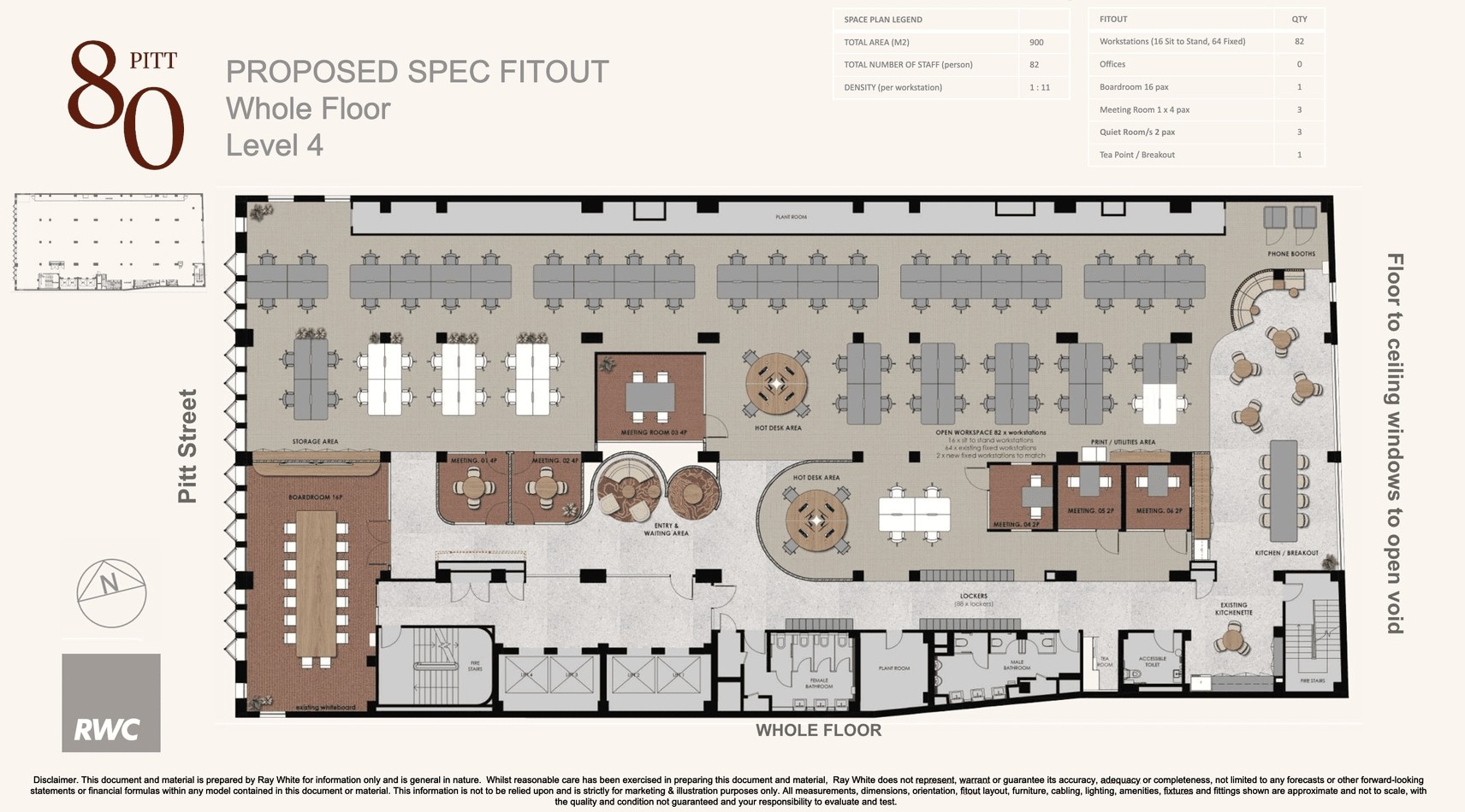 80-82 Pitt St, Sydney for lease Floor Plan- Image 1 of 9