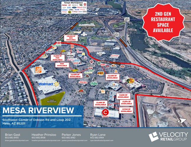 More details for 823-857 N Dobson Rd, Mesa, AZ - Retail for Lease