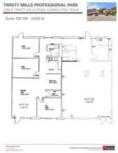 2761 E Trinity Mills Rd, Carrollton, TX à louer Plan d’étage- Image 1 de 1